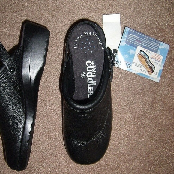 Vintage Soft Ultra Massage Leather Black Slingback - Picture 4 of 7